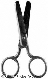 Blunt nosed scissors